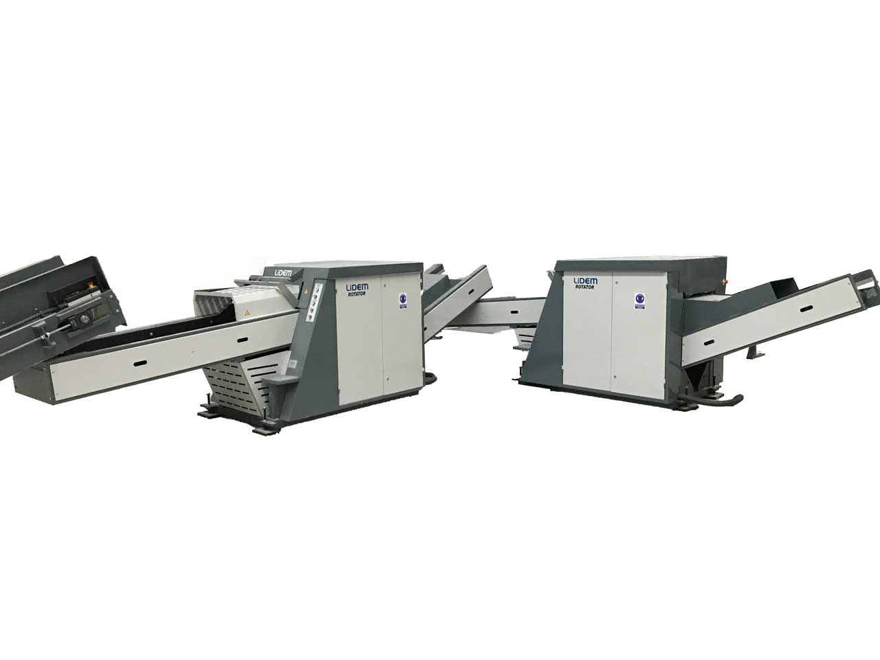 Industrial rotary cutting machines for recovery and recycling